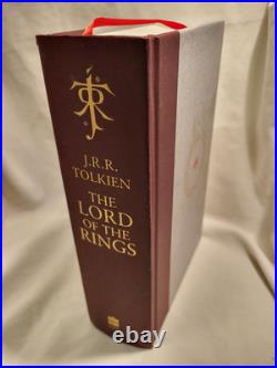 JRR Tolkien The Lord Of The Rings Single Volume Tome With Slip Cover, Maps 2013