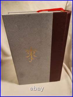 JRR Tolkien The Lord Of The Rings Single Volume Tome With Slip Cover, Maps 2013