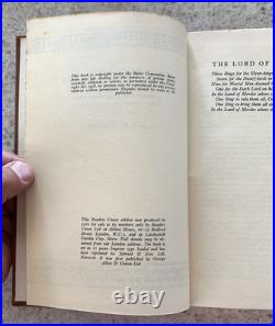 JRR Tolkien The Lord of the Rings Complete 3 Volume Set 1st Readers Union 1960