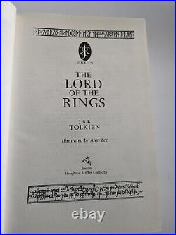 JRR Tolkien The Lord of the Rings Hardcover Published by Houghton Mifflin 1991