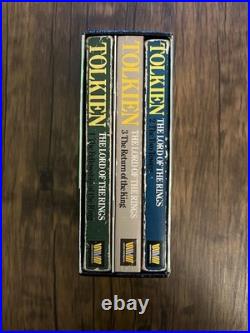 JRR Tolkien The Lord of the Rings LOTR RARE 25th Anniversary Box Set 1979
