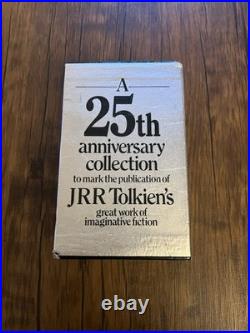 JRR Tolkien The Lord of the Rings LOTR RARE 25th Anniversary Box Set 1979