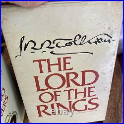 JRR Tolkien The Lord of the Rings Trilogy 1 3 Box Set 1965 HC 2nd Edition