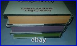 JRR Tolkien The Lord of the Rings Trilogy 1 3 Box Set 1965 Revised HC Maps