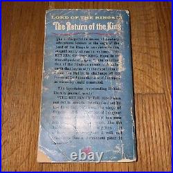 JRR Tolkien The Return of The King Lord of The Rings ACE Paperback