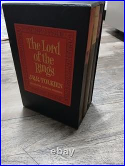 JRR Tolkien the Lord of the Rings Trilogy 3-Book Set, 1965 2nd Edition First