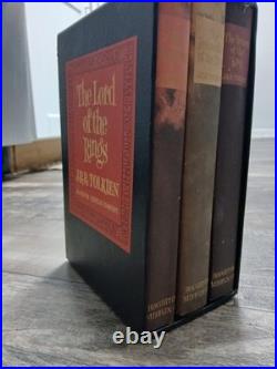 JRR Tolkien the Lord of the Rings Trilogy 3-Book Set, 1965 2nd Edition First