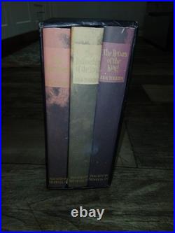 JRR Tolkien the Lord of the Rings Trilogy 3-Book Set, 1965 2nd Edition First