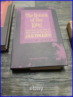 JRR Tolkien the Lord of the Rings Trilogy 3-Book Set, 1965 2nd Edition First