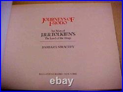 Journeys of Frodo An Atlas of J. R. R. Tolkien's Lord of the Rings, Strachey