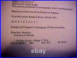 Journeys of Frodo An Atlas of J. R. R. Tolkien's Lord of the Rings, Strachey