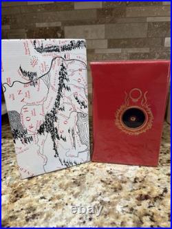 Jrr Tolkien Lord Of The Rings Deluxe Hardcover Red Slipcase Boxed New Sealed