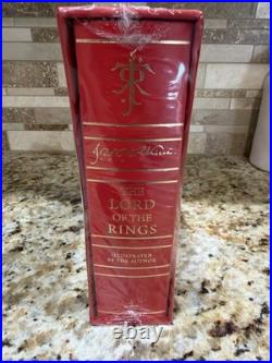 Jrr Tolkien Lord Of The Rings Deluxe Hardcover Red Slipcase Boxed New Sealed