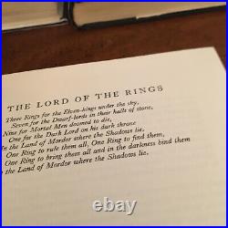 LORD OF THE RINGS 1965 Fellowship of Ring Two Towers Return of King-JRR Tolkien