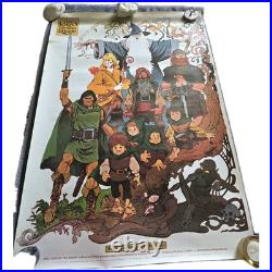 LORD OF THE RINGS 1978 Animated Movie Poster JRR Tolkien movie