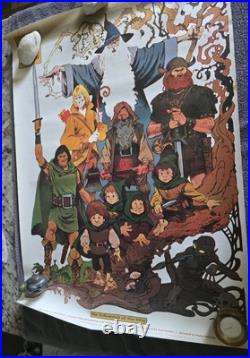 LORD OF THE RINGS 1978 Animated Movie Poster JRR Tolkien movie