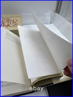 LORD OF THE RINGS Box Set Books 1978 2nd Edition J. R. R. TOLKIEN Rare With MAPS