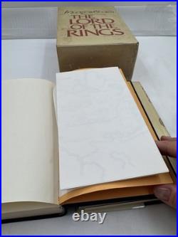 LORD OF THE RINGS Box Set Books 1978 2nd Edition J. R. R. TOLKIEN Rare With MAPS