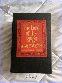 LORD OF THE RINGS Box Set J. R. R. Tolkien Second Edition 1965 withmaps HBDJ EXC