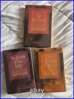 LORD OF THE RINGS Box Set J. R. R. Tolkien Second Edition 1965 withmaps HBDJ EXC