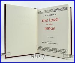 LORD OF THE RINGS Collector's Edition J. R. R. Tolkien 10th Printing withmap HB EXC