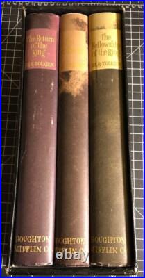 LORD OF THE RINGS J. R. R TOLKIEN BOX SET HOUGHTON MIFFLIN 2ND REVISED ED 3rd PRT