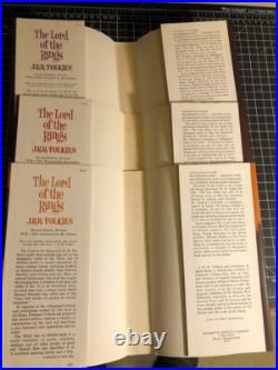 LORD OF THE RINGS J. R. R TOLKIEN BOX SET HOUGHTON MIFFLIN 2ND REVISED ED 3rd PRT