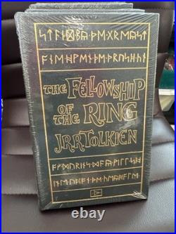 LORD OF THE RINGS J. R. R. Tolkien Easton Press 5 Volume Leather Set NEW SEALED