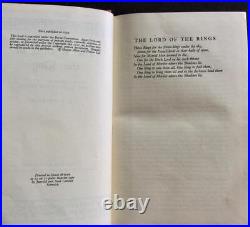 LORD OF THE RINGS SET 1954 & 1955 By J R R TOLKIEN 1st Ed 4-1-1 + JACKETS