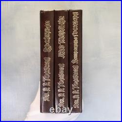 LORD OF THE RINGS Tolkien fantasy RARE Russian books Set 3 il. Leo Hao