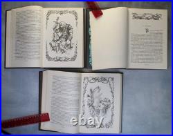LORD OF THE RINGS Tolkien fantasy RARE Russian books Set 3 il. Leo Hao