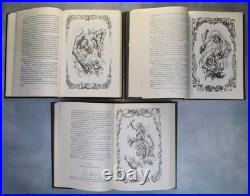 LORD OF THE RINGS Tolkien fantasy RARE Russian books Set 3 il. Leo Hao