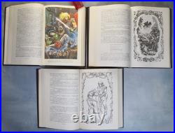 LORD OF THE RINGS Tolkien fantasy RARE Russian books Set 3 il. Leo Hao