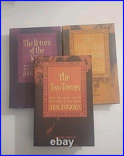 LORD OF THE RINGS Trilogy J. R. R. Tolkien 1965 Box Set Second Ed. WithMaps