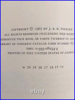 LORD OF THE RINGS Trilogy J. R. R. Tolkien 1965 Box Set Second Ed. WithMaps