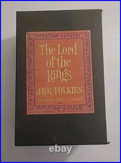 LORD OF THE RINGS Trilogy J. R. R. Tolkien 1965 Box Set Second Ed. WithMaps