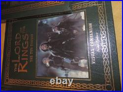 LORD OF THE RINGS VISUAL COMPANION SET IN 3 VOLUMES Easton Press FINE RARE