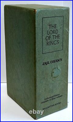 LORD OF THE RINGS by J. R. R. Tolkien 1ST EDITION Box Set paperback 1965 Remington