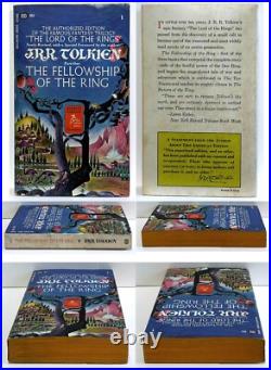 LORD OF THE RINGS by J. R. R. Tolkien 1ST EDITION Box Set paperback 1965 Remington