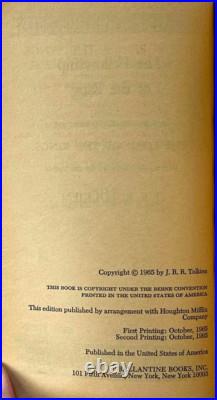 LORD OF THE RINGS by J. R. R. Tolkien 1ST EDITION Box Set paperback 1965 Remington