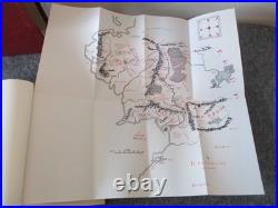 LORD OF THE RINGS by JRR TOLKIEN 1974 HC COLLECTORS ED FIRST PRINTING withMAP+CASE