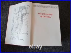 LORD OF THE RINGS by JRR TOLKIEN 1974 HC COLLECTORS ED FIRST PRINTING withMAP+CASE