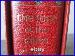 LORD OF THE RINGS by JRR TOLKIEN 1974 HC COLLECTORS ED FIRST PRINTING withMAP+CASE