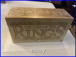 LORD Of The Rings Trilogy Audiobook 12 CASSETTE Box Set JRR TOLKIEN Rare