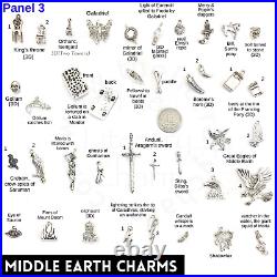 LORD of the RINGS Hobbit Charms UPICK J. R. R. Tolkien Jewelry Fantasy Gifts