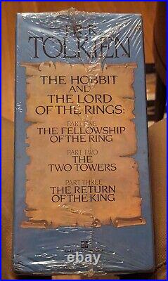 LORD of the RINGS JRR Tolkien Box Set 1965 Ballantine 4 Paperback Books EX RARE