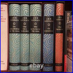 LOT OF 5 The Lord of the Rings Hobbit Silmarillion J. R. R. Tolkien Folio Society