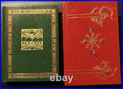 Leather Bound Editions of The Hobbit and The Lord of the Rings