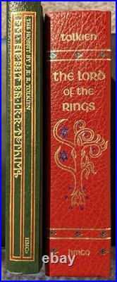 Leather Bound Editions of The Hobbit and The Lord of the Rings