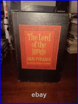 Lord Of Rings JRR Tolkien Book Box Set Houghton Mifflin 2nd Edition Revised 1965
